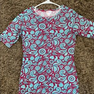 LulaRoe jersey dress. Soft and comfy